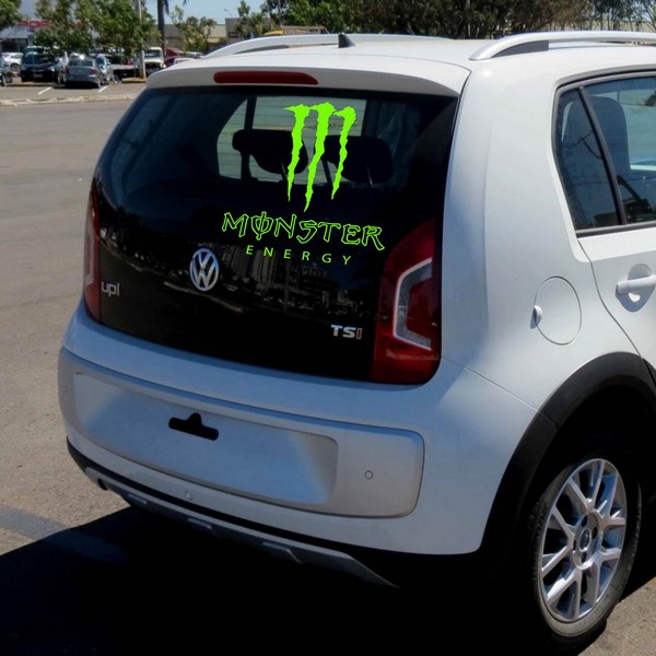 Example of wall stickers: Monster Energy